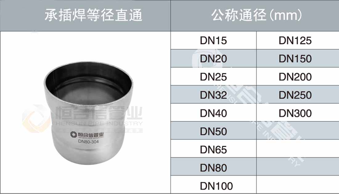 承插焊等徑直通參數1